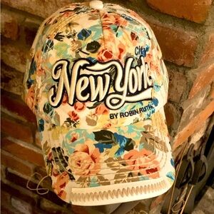 BASEBALL CAP NEW YORK LOGO BY ROBIN RUTH NEW